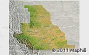 Satellite 3D Map of Division No.  3, lighten, semi-desaturated