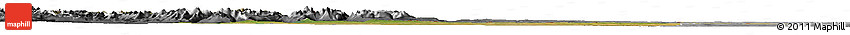 Satellite Horizon Map of Division No.  3, desaturated