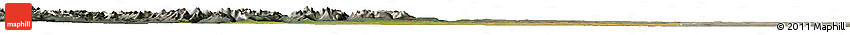 Satellite Horizon Map of Division No.  3, semi-desaturated