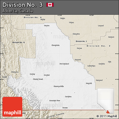 Classic Style Map of Division No.  3