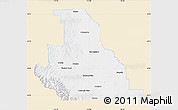 Classic Style Map of Division No.  3, single color outside