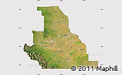 Satellite Map of Division No.  3, cropped outside