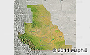 Satellite Map of Division No.  3, lighten, semi-desaturated