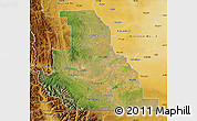Satellite Map of Division No.  3, physical outside