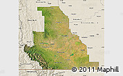 Satellite Map of Division No.  3, shaded relief outside