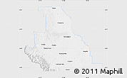 Silver Style Map of Division No.  3, single color outside