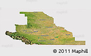 Satellite Panoramic Map of Division No.  3, cropped outside