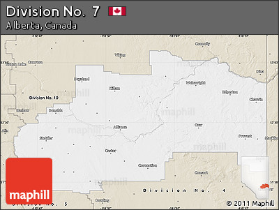 Classic Style Map of Division No.  7
