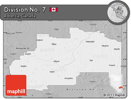 Gray Map of Division No.  7