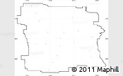 Blank Simple Map of Division No.  8, cropped outside, no labels