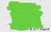 Political Simple Map of Division No.  8, single color outside