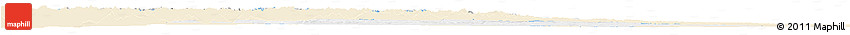 Classic Style Horizon Map of Division No.  9, single color outside