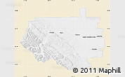 Classic Style Map of Division No.  9, single color outside