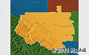 Political Map of Division No.  9, darken