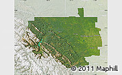 Satellite Map of Division No.  9, lighten