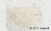 Shaded Relief Map of Division No.  9, lighten