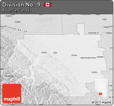 Silver Style Map of Division No.  9