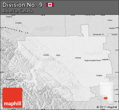 Silver Style Map of Division No.  9