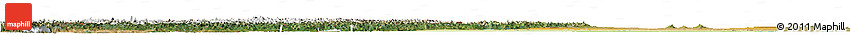 Physical Horizon Map of Alberta, satellite outside