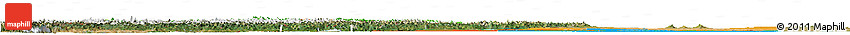 Political Horizon Map of Alberta, satellite outside