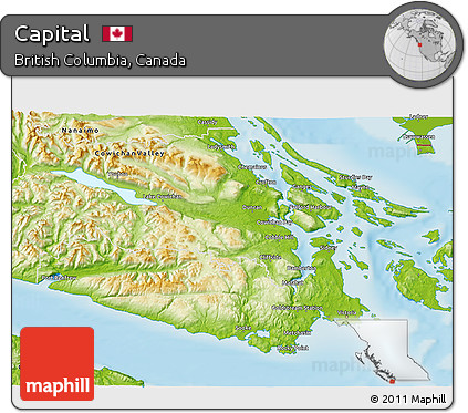 Physical 3D Map of Capital