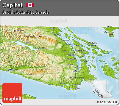 Physical 3D Map of Capital