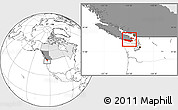 Blank Location Map of Capital, highlighted country, highlighted parent region