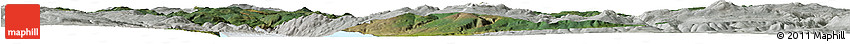 Satellite Horizon Map of Central Okanagan, lighten, semi-desaturated