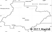 Blank Simple Map of Central Okanagan