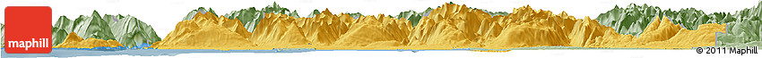 Savanna Style Horizon Map of Greater Vancouver