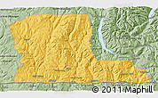 Savanna Style 3D Map of Kootenay Boundary