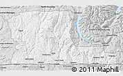 Silver Style 3D Map of Kootenay Boundary