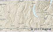 Shaded Relief Map of Kootenay Boundary