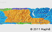 Political Panoramic Map of Kootenay Boundary