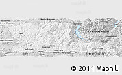 Silver Style Panoramic Map of Kootenay Boundary