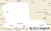 Classic Style Simple Map of Kootenay Boundary