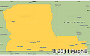 Savanna Style Simple Map of Kootenay Boundary