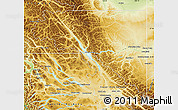 Physical Map of Peace River