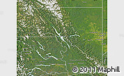 Satellite Map of Peace River