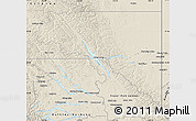 Shaded Relief Map of Peace River