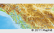 Physical 3D Map of Stikine