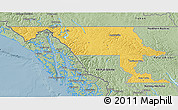 Savanna Style 3D Map of Stikine