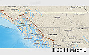 Shaded Relief 3D Map of Stikine
