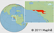 Savanna Style Location Map of Stikine