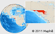 Shaded Relief Location Map of Stikine