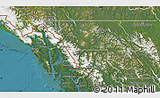 Satellite Map of Stikine