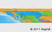 Political Panoramic Map of Stikine