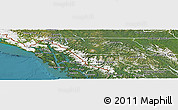 Satellite Panoramic Map of Stikine