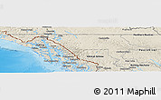 Shaded Relief Panoramic Map of Stikine