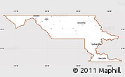 Classic Style Simple Map of Stikine, cropped outside